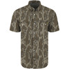 DRAKE Cinco Ranch Western Acid Wash Solid Original Bottomland SS Shirt (DS2233-024)
