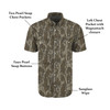 DRAKE Cinco Ranch Western Acid Wash Solid Original Bottomland SS Shirt (DS2233-024)