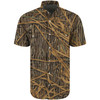DRAKE Cinco Ranch Western Acid Wash Solid Original Shadowgrass SS Shirt (DS2233-009)