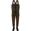 Open-box: DRAKE Uninsulated Guardian Elite HND Front Zip Wader, Color: Green Timber, Size: L/11 (DF2400-GTB-LRG11) - Great condition, limited use