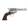 EUROPEAN AMERICAN ARMORY Weihrauch Bounty Hunter 357 Mag 4.5in 6rd Nickel Wood Single-Action Revolver (770070)