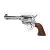 EUROPEAN AMERICAN ARMORY Weihrauch Bounty Hunter 357 Mag 4.5in 6rd Nickel Wood Single-Action Revolver (770070)