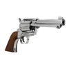 EUROPEAN AMERICAN ARMORY Weihrauch Bounty Hunter 357 Mag 4.5in 6rd Nickel Wood Single-Action Revolver (770070)