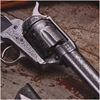 TAYLORS & COMPANY 1873 Cattleman .45LC 5.5in 6rd Photo Engraved Walnut Single-Action Revolver (550898)