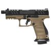 WALTHER PDP Pro SD Compact 9mm 4.6in Threaded 3x 10rd Mags Black/FDE Striker-Fired Pistol (2880008)