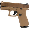 GLOCK 43x MOS 9mm 3.41in 10rd Coyote Semi-Auto pistol (PX435Z201FRMOSK)
