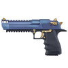 MAGNUM RESEARCH Desert Eagle L6 .50AE 6in 7rd Carbo Blue PVD/Black Pistol w/ Picatinny Bottom Rail (DE50L6CBG)