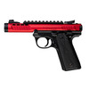 RUGER Mark IV 22/45 22LR 4.4in 10rd Red/Black Semi-Auto Pistol (43962)