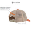 BERETTA Arizona USA 250 Year Pumpkin/Khaki Hat (BAZ12T16750226)