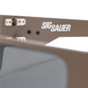 GATORZ EYEWEAR Warhawk Sig Sauer Dark Earth with Black Logo/Smoke Polarized Sunglasses (GZ-54-377)