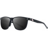 GATORZ EYEWEAR Wraith Black With Engraved Logo/Smoke Optimized Polarized Sunglasses (GZ-57-533)