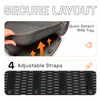 GRITR 42" Tactical Padded Double Rifle EVA Case, Gray