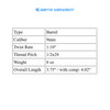 GRIFFIN ARMAMENT Sig P365 1/2x28 Threaded Barrel with Micro Carry Comp (GAP365TB)