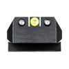 NIGHT FISION .180in Blade Yellow Front Ring/Black Rear Rings Night Sight Set for 1911 (1911-325-003-YGZG)