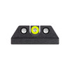 NIGHT FISION Standard Yellow/U Notch N6/N8 Rings Night Sight Set For Sig P320/P365 (SIG-176-007-YGZG)