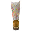 CORRAL Teens Circle G Embroidery Square Toe Tan/White Boots (J7125-TN)