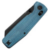 BESTECH KNIVES Slasher 3.5in Axis Lock Blue Micarta Handle Folding Knife (BTKG56C2)