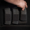 GRITR 3 Slot Rifle Mag Caddy - Hook & Loop Organizer Panel for .223/5.56, 7.62x39, .308