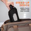 GRITR Dopp Pouch - Tactical Travel Organizer; Small
