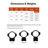 TALLEY Browning BLR/BAR/BPR 1in Low Black Scope Rings (930711)