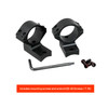 TALLEY Browning BLR/BAR/BPR 1in Low Black Scope Rings (930711)