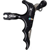 T.R.U. BALL ARCHERY Boss X 4-Finger Black Release Aid (TBX4-BK)
