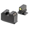NIGHT FISION Optics Ready Stealth Yellow/Blank Night Sight Set For S&W M&P w/ RMR/507c/SRO (SAW-205-311-402-YGZX)