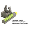 STREAMLIGHT PolyStinger LED 485 Lumens Black Flashlight w/ 120-Volt AC Charger and Piggyback Holder (76133)
