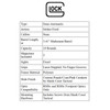 GLOCK 43X 80's DAY Exclusive 9mm 3.41in 10rd Semi-Auto Pistol (UX4350204)
