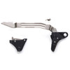 TIMNEY TRIGGERS Alpha Competition Pivot Safety Black Trigger for Glock Gen 3-4 Large Frame (Alpha-Glock-Pivot-3-4-Large-Black)