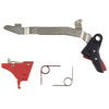 TIMNEY TRIGGERS Alpha Competition Red Replacement Trigger for Ruger RXM (Alpha-RXM-Red)