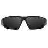 GATORZ EYEWEAR Warhawk Black Frame w/ Silver Logo and Smoke Lens Sunglasses (GZ-15-031)