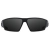 GATORZ EYEWEAR Warhawk Black Frame w/ Black Logo and Smoke Optimized Polarized Lens Sunglasses (GZ-15-010)