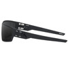 GATORZ EYEWEAR Warhawk Black Frame w/ Black Logo and Smoke Optimized Polarized Lens Sunglasses (GZ-15-010)