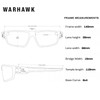 GATORZ EYEWEAR Warhawk Black Frame w/ Black Logo and MilSpec Ballistic Inferno Photochromic Lens Sunglasses (GZ-15-005)