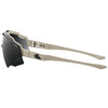 GATORZ EYEWEAR Blastshield B2 Desert Frame w/ Black Logo and MilSpec Ballistic Polarized Smoke Anti-Fog Lens Sunglasses (GZ-16-346)