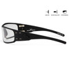 GATORZ EYEWEAR Magnum Black/Black Logo Sunglasses w/ MILSPEC ANSI Z87.1 Ballistic Photochromic Anti-Fog Lens (GZ-01-005)