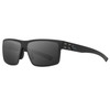 GATORZ EYEWEAR Rig Black Frame w/ Black Logo and Smoke Optimized Polarized Lens Sunglasses (GZ-14-010)