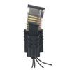 WILDER TACTICAL Stacked AR-15/Pistol Quick Clip 1 3/4in Black Magazine Pouch (WT-AR/P-B-1.75)