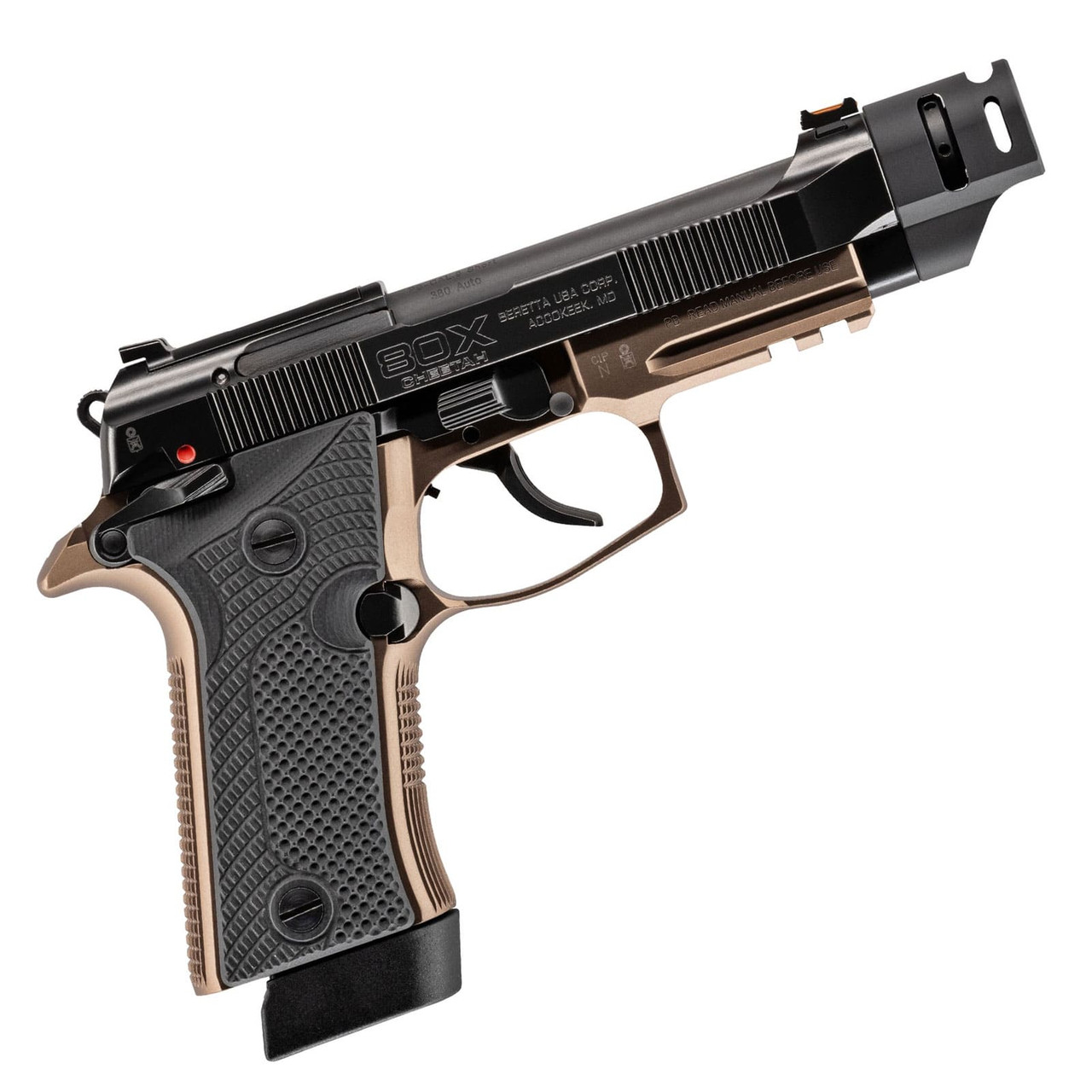 BERETTA 80x Cheetah Tactical Bronze Pistol J80XTACLED15
