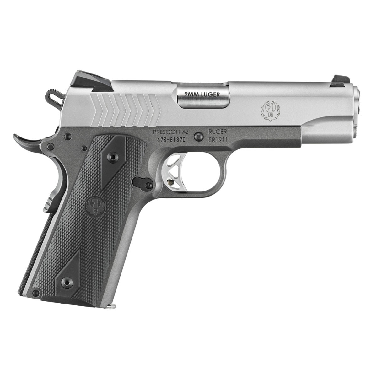 RUGER SR1911 Commander 9mm 4.25in Pistol 6722
