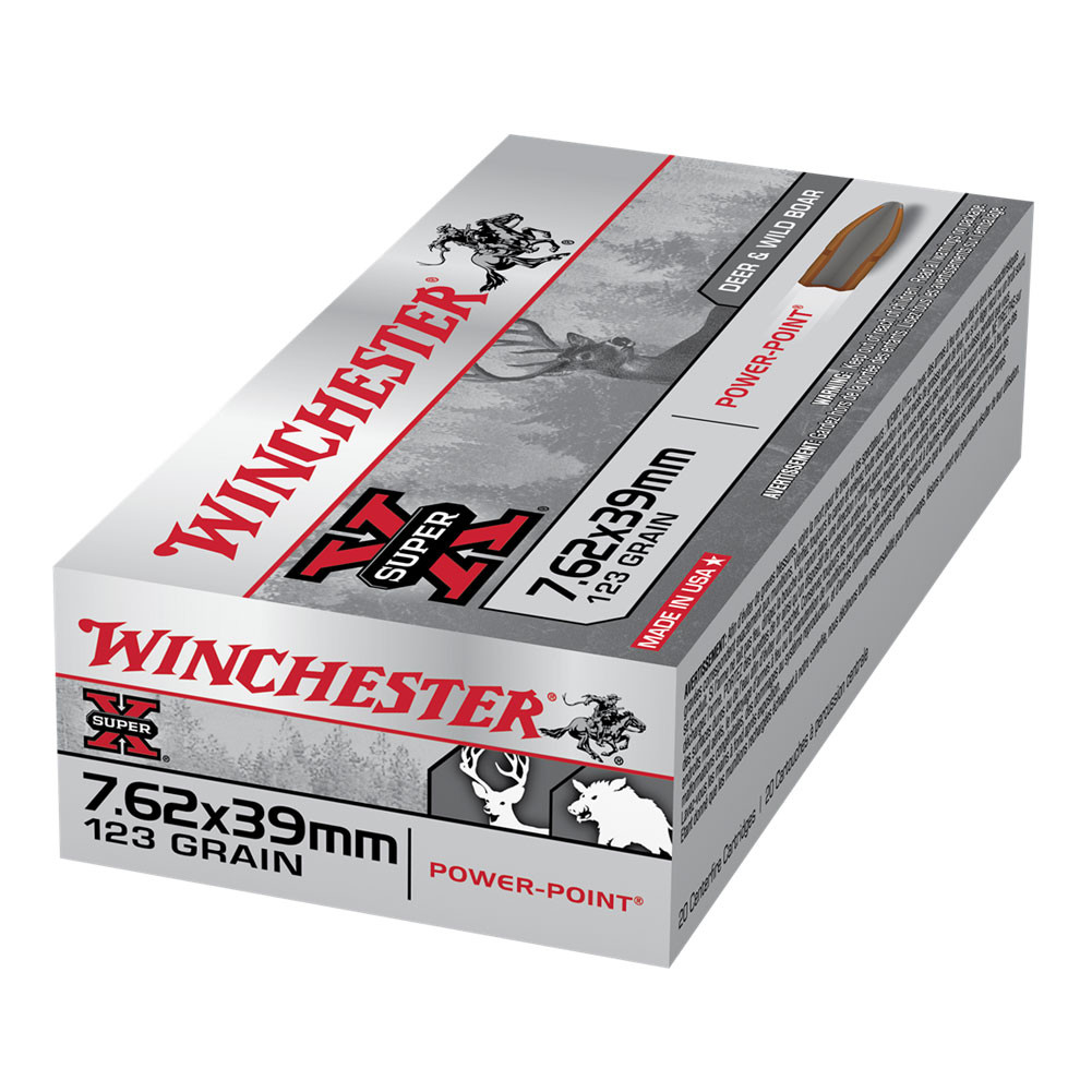 WINCHESTER Super-X 762x39mm 123Gr PP 20rd Ammo X76239
