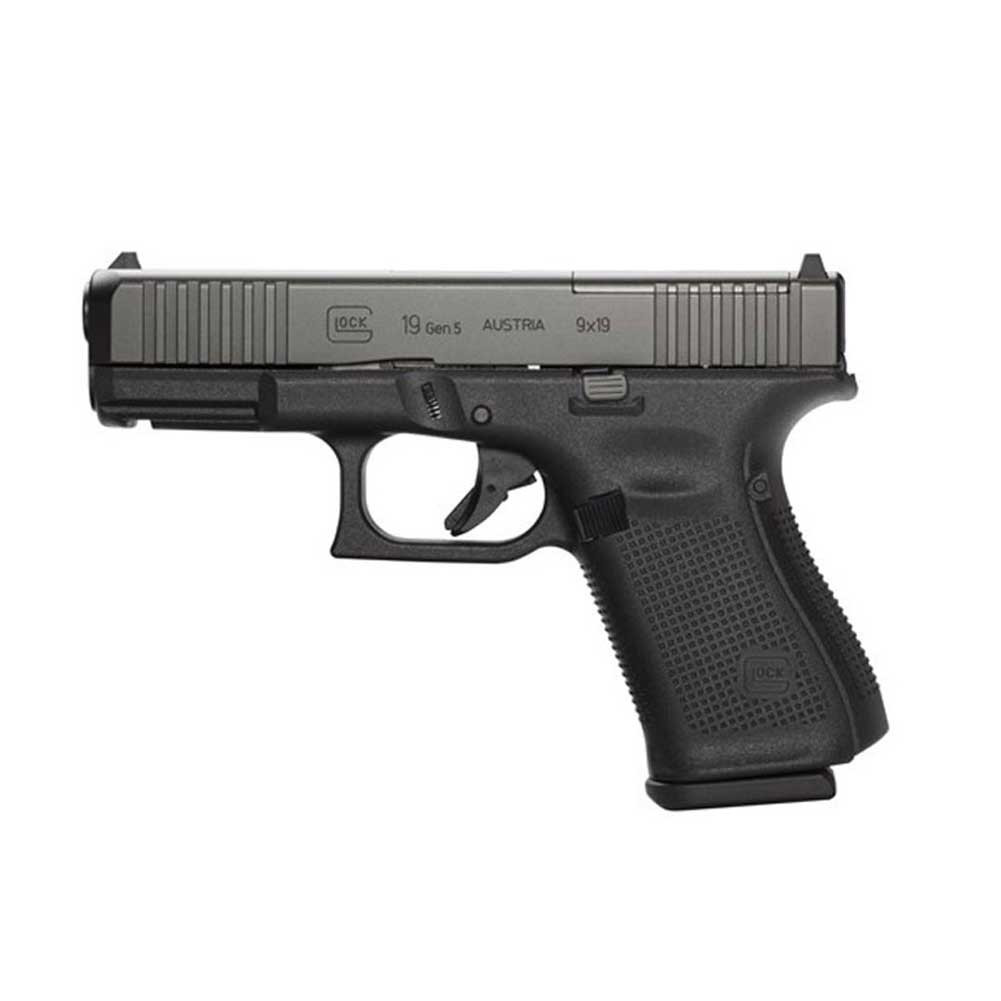 GLOCK G19 Gen5 MOS FX 9mm Pistol w/GRITR Glock 19 IWB LH Holster
