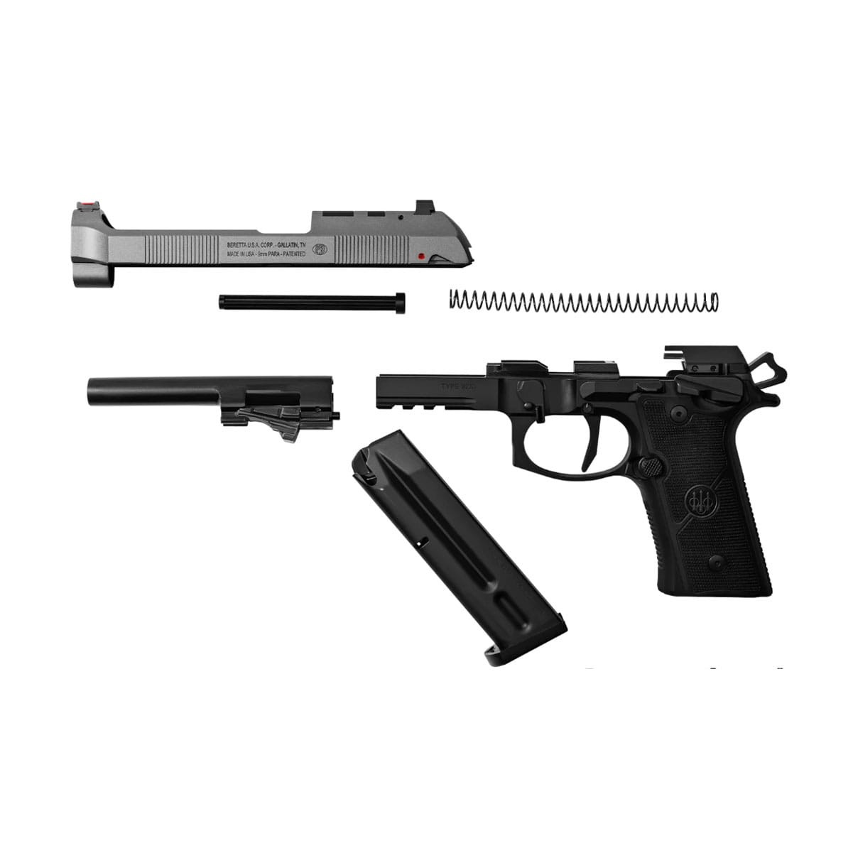 BERETTA 92XI SAO 9mm Semi-Automatic Pistol J92FSR915