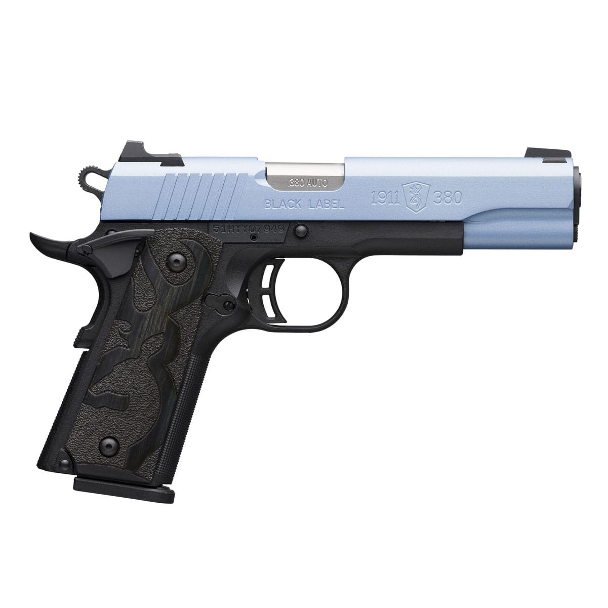 BROWNING 1911 Black Label Polar Blue Pistol 51989492