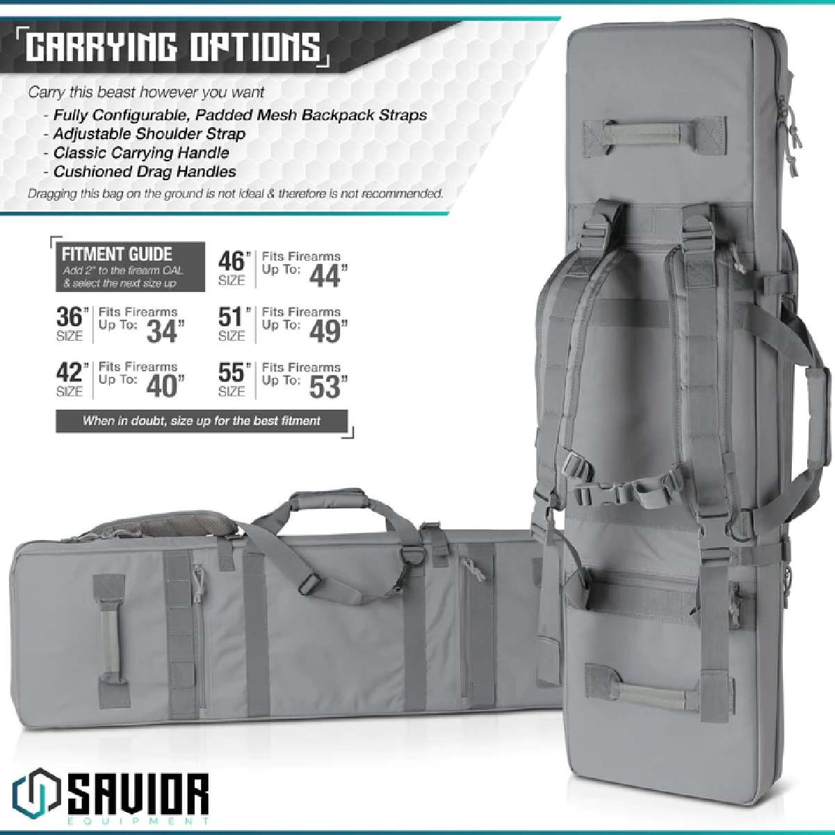 SAVIOR EQUIPMENT Bag RB-4212DG-VER2-GS
