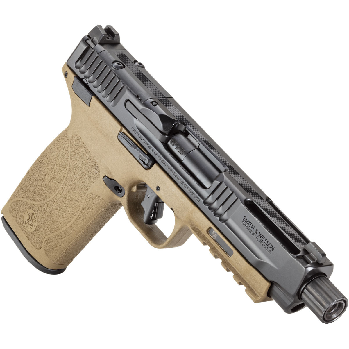 SMITH WESSON MP57 57x28mm 5in 22rd FDE Blk Pistol 14078