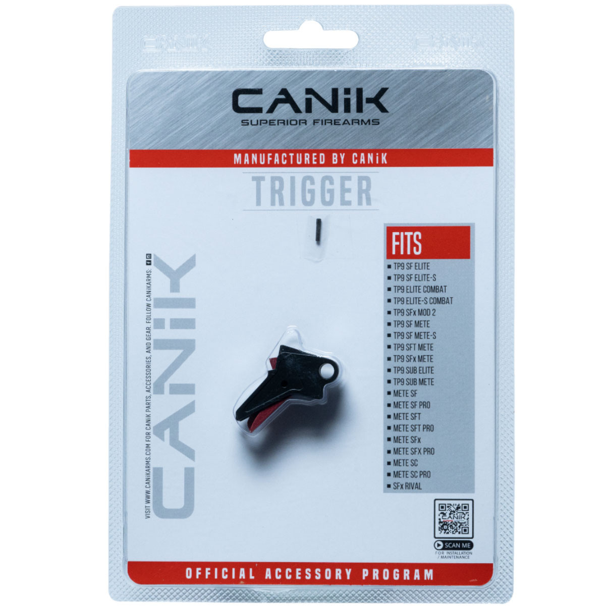 CANIK Aluminum Flat Trigger Assembly Fits TP9 PACN0800