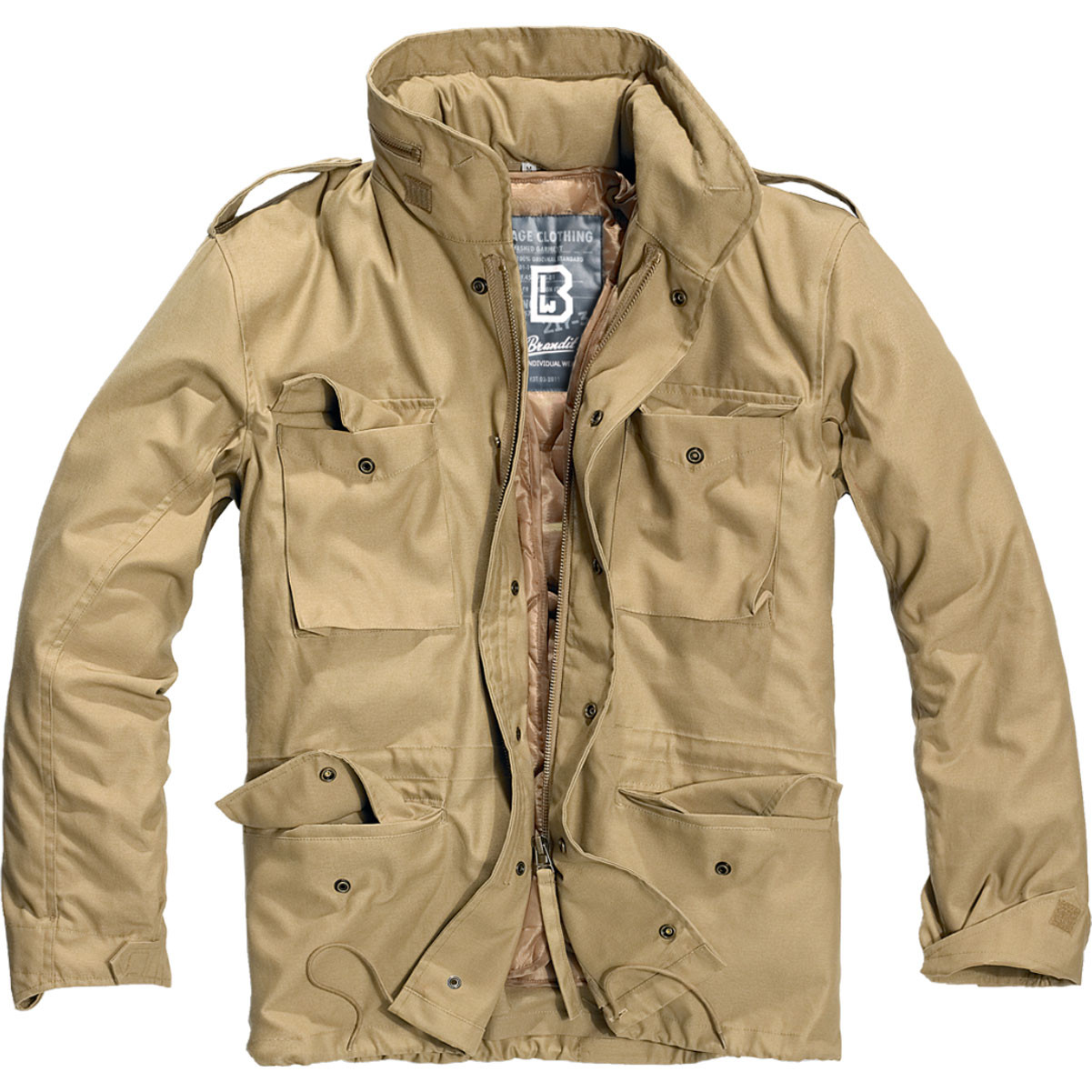 BRANDIT INDIVIDUAL WEAR Mens M65 Classic Field Camel Jacket 3108-20070