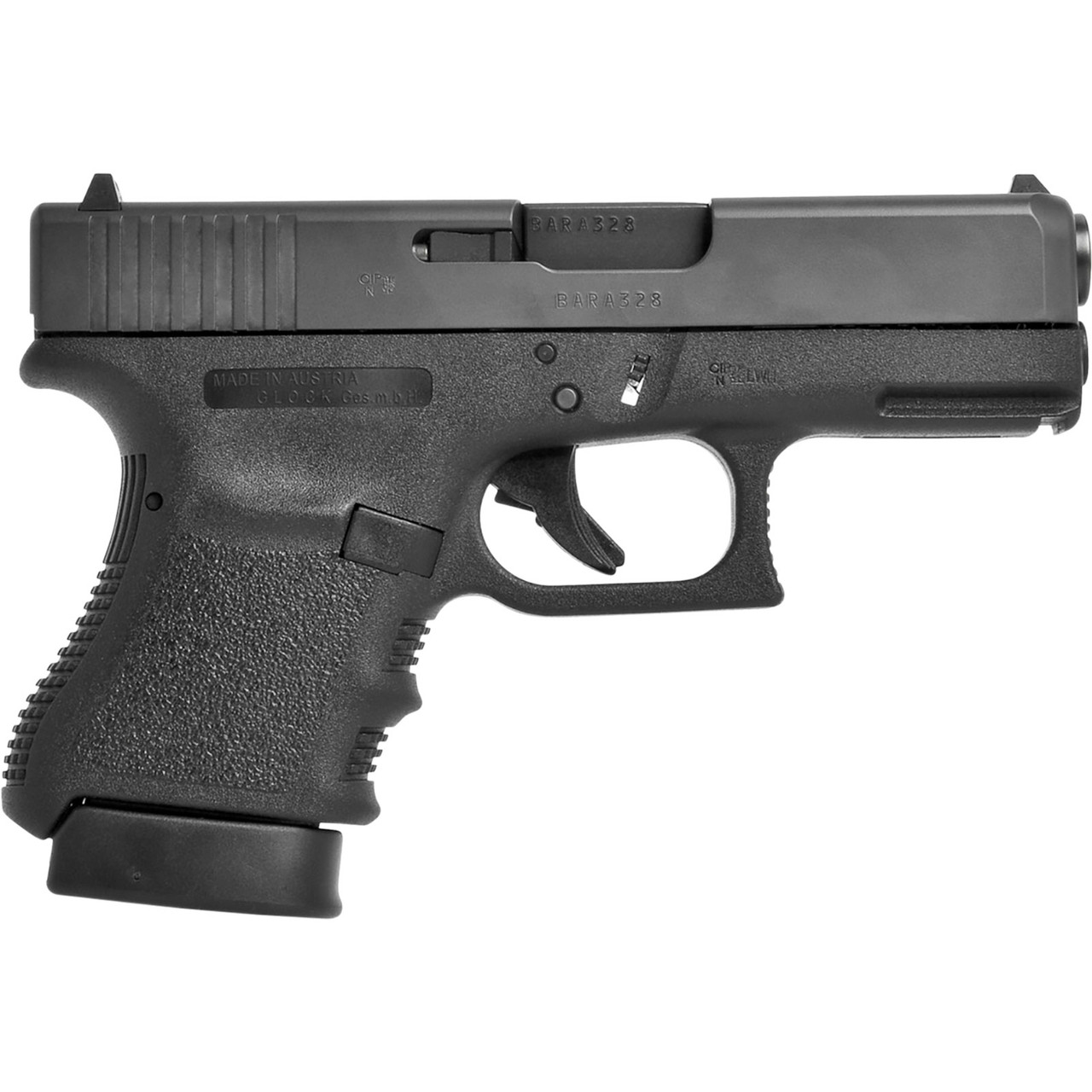 GLOCK 36 Gen 3 FGR 45 ACP 6rd Black Pistol UI3650201FGR